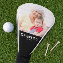 Funda Para Palo De Golf Grandma Established Modern Script Photo