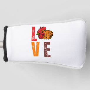 Funda Para Palo De Golf Granja de pollos - Amante de gallos y gallinas Gra