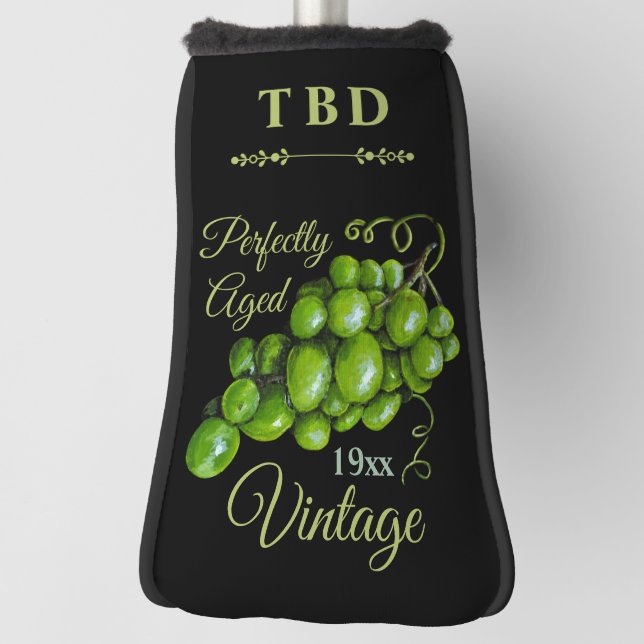 Funda Para Palo De Golf Grapes Golf Head Putter Cover (Girar 90)