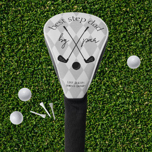 Funda Para Palo De Golf Gray Argyle mejor por el regalo de pera para él