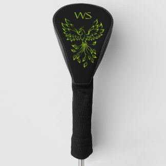 Funda Para Palo De Golf Green Phoenix Rising en Black Inicial