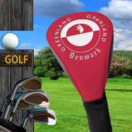 Funda Para Palo De Golf Greenland Golf Head Cover, Bear, Greenland Flag