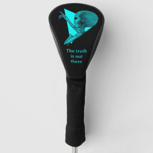 Funda Para Palo De Golf Grey Alien, la verdad está ahí fuera