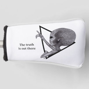 Funda Para Palo De Golf Grey Alien, la verdad está ahí fuera