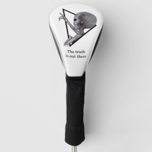 Funda Para Palo De Golf Grey Alien, la verdad está ahí fuera