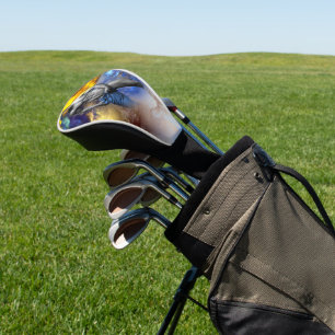 Funda Para Palo De Golf Grito de la figura muscular masculina en escala de