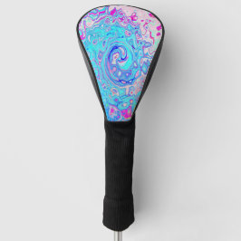 Funda Para Palo De Golf Groovy Abstracto Retro Huevo de Robin Azul Remolin