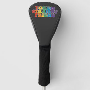 Funda Para Palo De Golf Groovy LGBT Pride Token Straight Friend