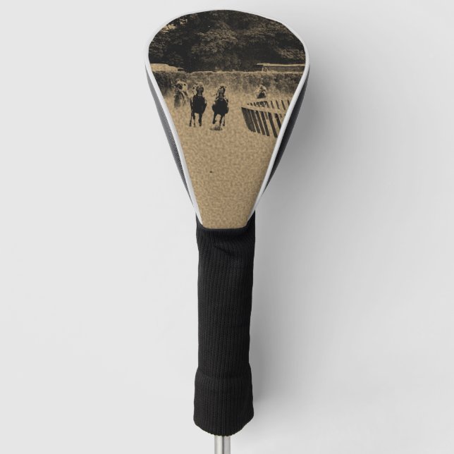 Funda Para Palo De Golf Grunge fangoso de la pista de la carrera de (Anverso)