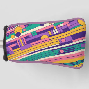 Funda Para Palo De Golf Guay, colorido diseño retro de los años 80 y 90