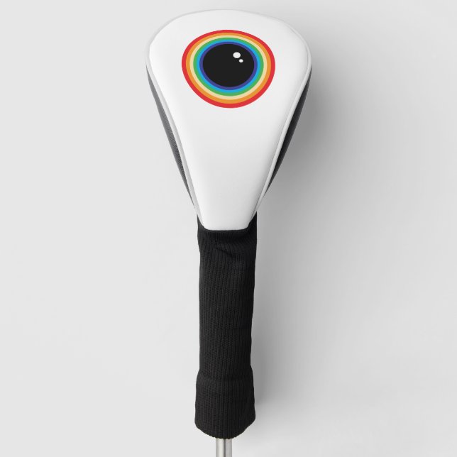 Funda Para Palo De Golf Guay Rainbow Eyeball (Anverso)