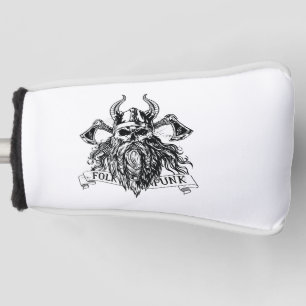 Funda Para Palo De Golf Guerrero vikero con barba