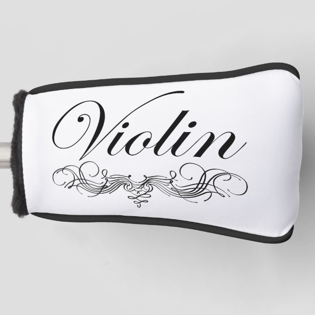 Funda Para Palo De Golf Guión de violín (Anverso)