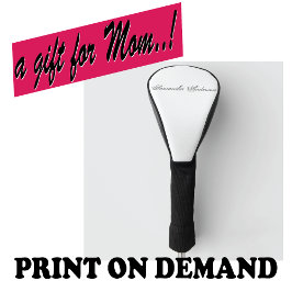 Funda Para Palo De Golf Guión minimalista 🎨 ⛳ genio creativo