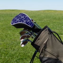 Funda Para Palo De Golf Guirnalda de Navidad Azul, Decoración de Navidad, 