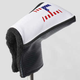 Funda Para Palo De Golf H Monograma sobrepuesto en el pcnt de la bandera d