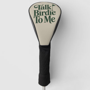 Funda Para Palo De Golf Háblale a Birdie Golf Divertido Amante del Golf Fe