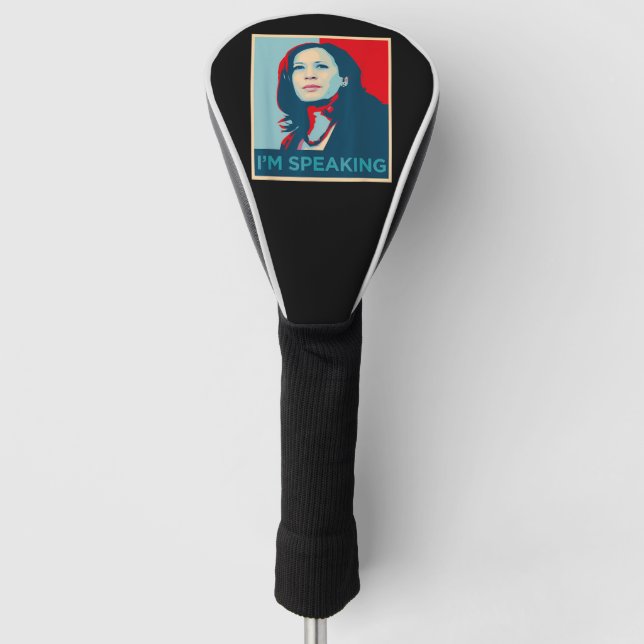 Funda Para Palo De Golf Hablo Kamala Harris (Anverso)