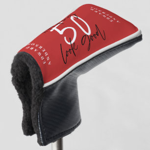 Funda Para Palo De Golf Haciendo que 50 luzca buena celebración de cumplea