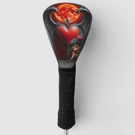 Funda Para Palo De Golf Hada del Día de San Valentín de Luna de Sangre