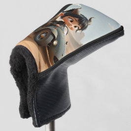 Funda Para Palo De Golf Hada iluminada por la luna de las Dunas Errantes.