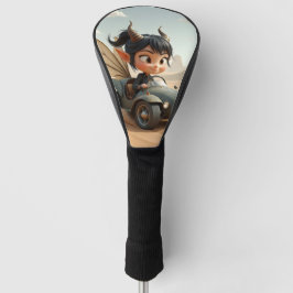 Funda Para Palo De Golf Hada iluminada por la luna de las dunas errantes.