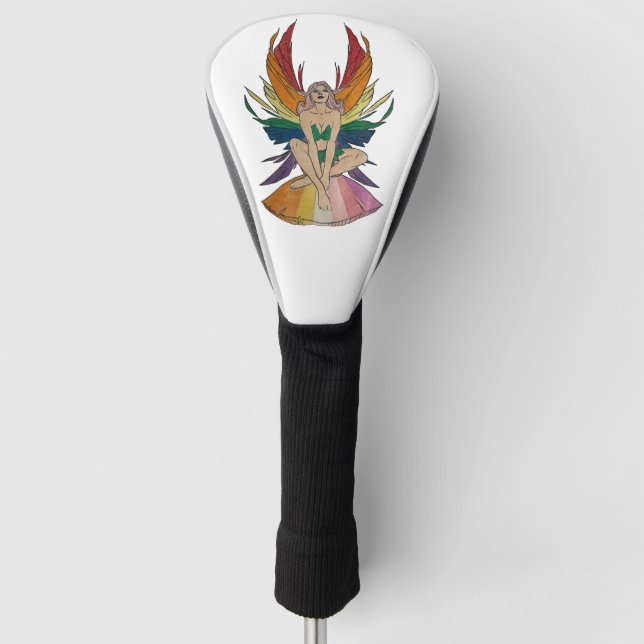 Funda Para Palo De Golf Hada Lesbiana (Anverso)