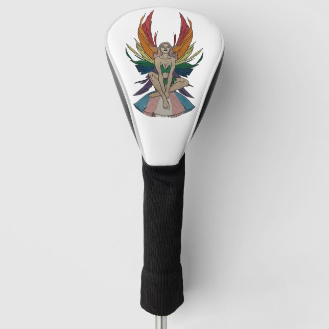 Funda Para Palo De Golf Hada Transgénero (Anverso)