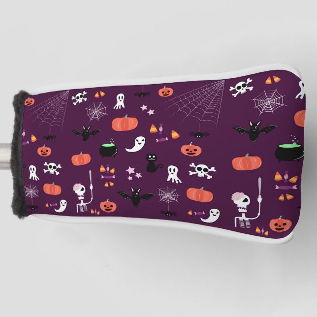 Funda Para Palo De Golf Halloween (Anverso)