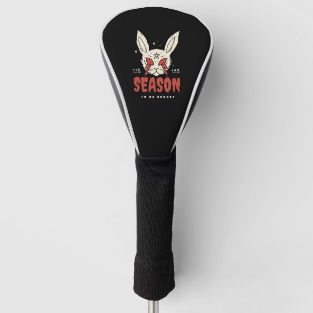 Funda Para Palo De Golf Halloween Bunny (Anverso)