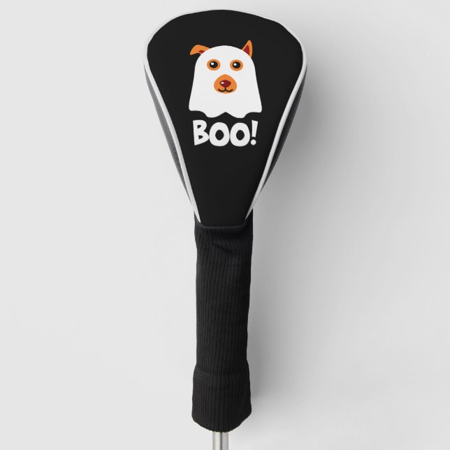 Funda Para Palo De Golf Halloween Dog Boo (Anverso)