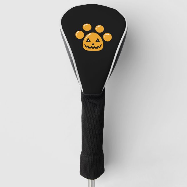 Funda Para Palo De Golf Halloween Dog Paw (Anverso)