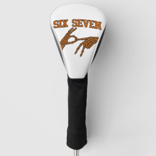 Funda Para Palo De Golf Halloween lenguaje de Rótulo de seis memes 67 maso