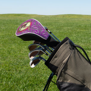 Funda Para Palo De Golf Halloween morado de Werewolf lleno de luna Fierce 
