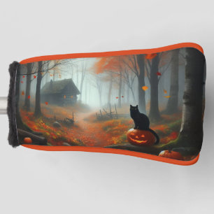 Funda Para Palo De Golf Halloween/otoño/otoño/otoño/calabaza/gato