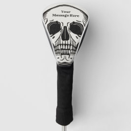 Funda Para Palo De Golf Halloween Party Personalizado Skeleton Birthday