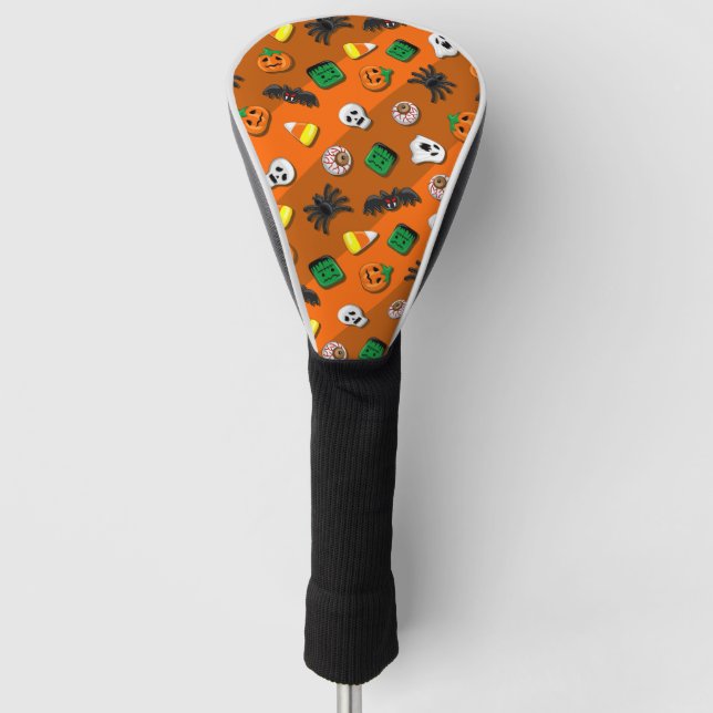 Funda Para Palo De Golf Halloween Spooky Candies Fiesta (Anverso)