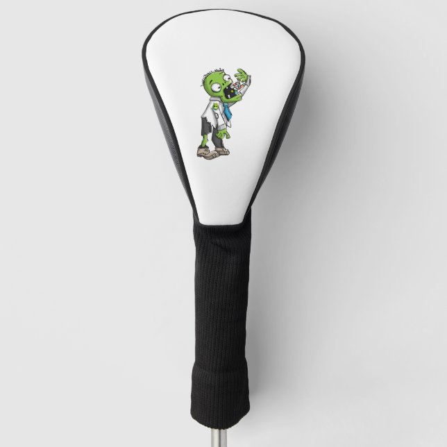 Funda Para Palo De Golf Halloween zombie (Anverso)