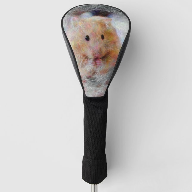 Funda Para Palo De Golf hámster animal artístico (Anverso)