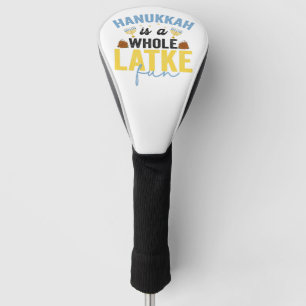 Funda Para Palo De Golf Hanukkah es un divertido Chanuka judío completamen