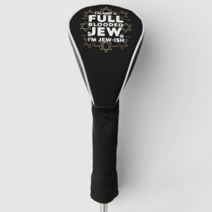Funda Para Palo De Golf Hanukkah No es el judío judío completamente sangri