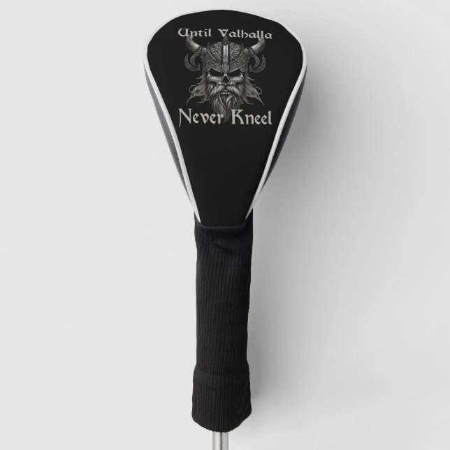Funda Para Palo De Golf Hasta Valhalla Never Kneel (Anverso)