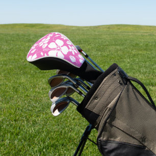 FUNDA PARA PALO DE GOLF HAWAIIAN HULA (HIBISCUS) FLAMINGO PINK