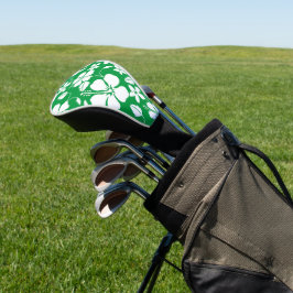 FUNDA PARA PALO DE GOLF HAWAIIAN HULA (HIBISCUS) VERDE