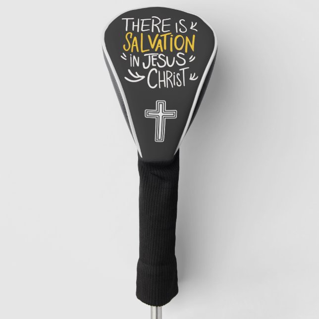 Funda Para Palo De Golf Hay salvación en Jesucristo (Anverso)