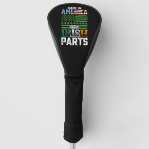 Funda Para Palo De Golf Hecho en América con piezas irlandesas Día de San 