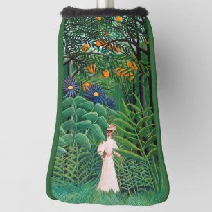 Funda Para Palo De Golf Henri Rousseau - Mujer caminando en un bosque exót