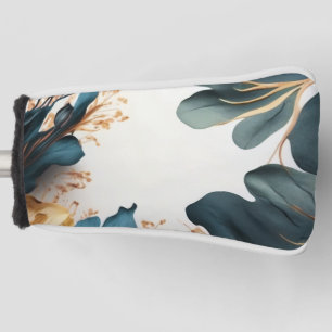 Funda Para Palo De Golf Hermosa acuarela floral