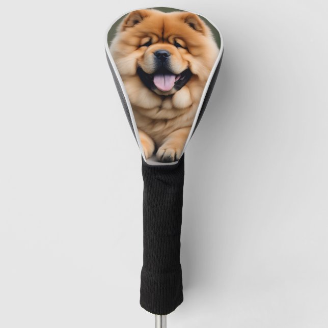 Funda Para Palo De Golf Hermosa Chow Chow (Anverso)