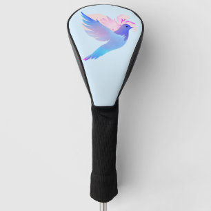 Funda Para Palo De Golf Hermosa estufa azul acuarela